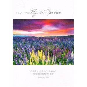 Card - God's Service 